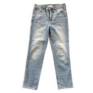 Madewell High-rise Stovepipe Straight Leg Jeans